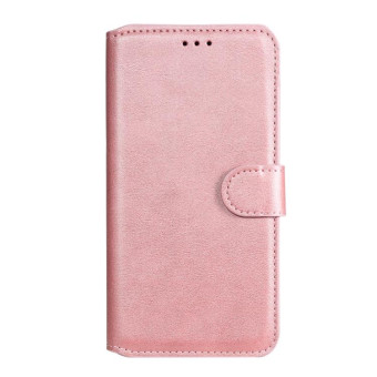 For Sony Xperia 10 II Classic Calf Texture PU + TPU Horizontal Flip Leather Case, with Holder & Card Slots & Wallet(Rose Gold)