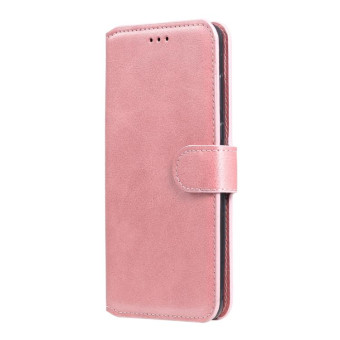 For Sony Xperia 10 II Classic Calf Texture PU + TPU Horizontal Flip Leather Case, with Holder & Card Slots & Wallet(Rose Gold)