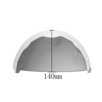 Outdoor Rainproof Sunshade Dustproof Plastic Cover for Security Camera(Black)