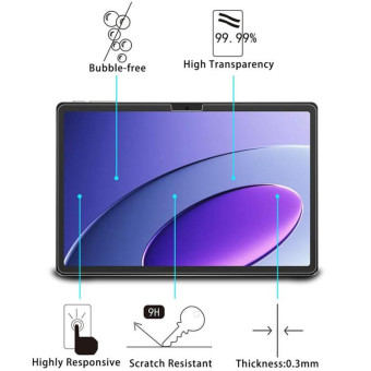 For Wpawa HT10 A / Techlife Pad Neo 2pcs 9H 0.3mm Explosion-proof Tempered Glass Film