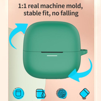 For Xiaomi Redmi Buds 6 Pro Esports Edition Silicone Earphone Protective Case(Dark Night Green)
