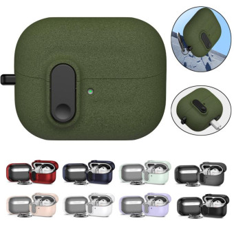 For Samsung Galaxy Buds3 / 3 Pro Mars Earphone Protective Case with Security Lock(Mint Green)