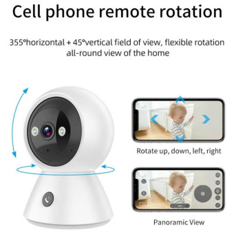 K11 1080P HD Night Vision Dual-Band Dual-Light Full Color WiFi Camera(White)
