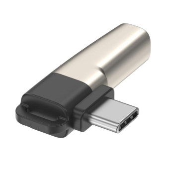 USB-C / Type-C to 3.5mm Mini Audio Adapter Converter(Light Gold)