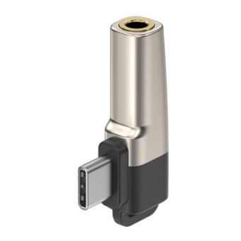 USB-C / Type-C to 3.5mm Mini Audio Adapter Converter(Light Gold)