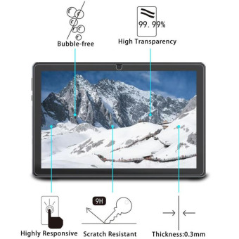 For Lastest 2024 Tablet 10.1 25pcs 9H 0.3mm Explosion-proof Tempered Glass Film