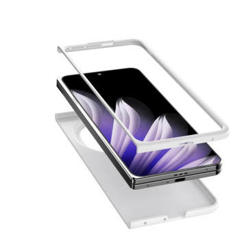 For OPPO Find N5 ABEEL Skin Feel PC Phone Case(White)