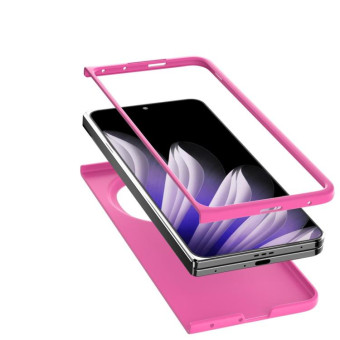 For OPPO Find N5 ABEEL Skin Feel PC Phone Case(Rose Red)