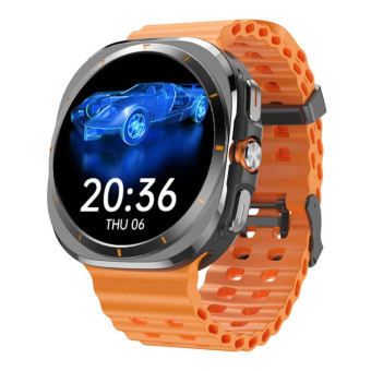 X7 1.51 inch IPS Screen Bluetooth Smart Watch Supports Healthy Monitoring(Orange)