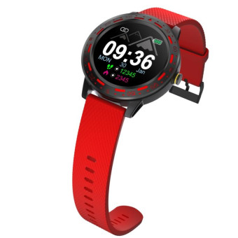 S18 1.3 inch TFT Screen IP67 Waterproof Smart Watch Bracelet, Support Sleep Monitor / Heart Rate Monitor / Blood Pressure Monitoring(Red)
