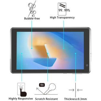For YQSAVIOR Q2 7.0 9H 0.3mm Explosion-proof Tempered Glass Film