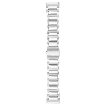 Kalebol 22mm Tooling Metal Zinc Alloy Watch Band(Silver)
