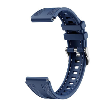 18mm Kalebol Composite Silicone Watch Band(Dark Blue)