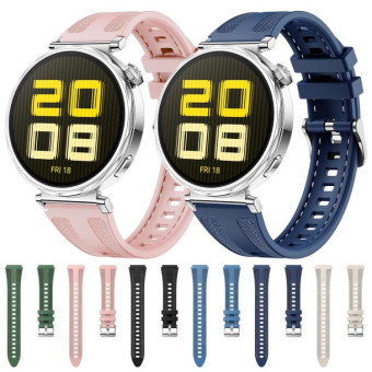 18mm Kalebol Composite Silicone Watch Band(Dark Blue)