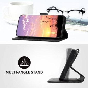 For Xiaomi 15 Ultra Elephant Head Embossed Phone Leather Case with Lanyard(Black)