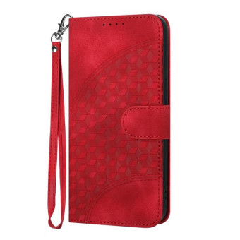 For Xiaomi 15 Ultra Elephant Head Embossed Phone Leather Case with Lanyard(Red)