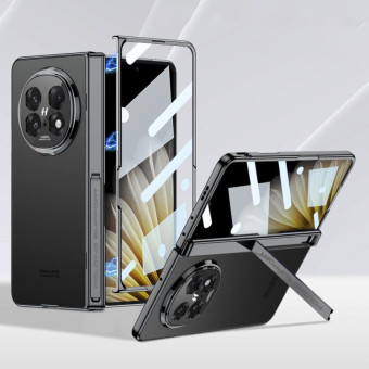 For OPPO Find N5 GKK Magnetic Fold Holder Hinge Film Integrated Phone Case(Black)