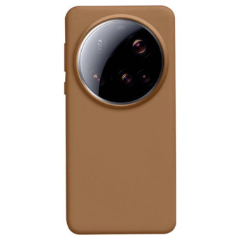 For Xiaomi 15 Ultra Liquid Silicone Skin-friendly Shockproof Phone Case(Khaki)