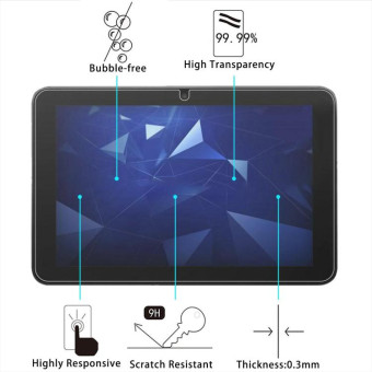 For Kyocera Digno Tab2 5G 2pcs 9H 0.3mm Explosion-proof Tempered Glass Film