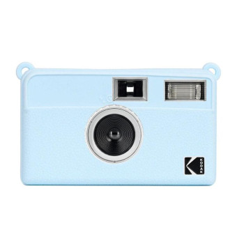 For Kodak EKTAR H35 Litchi Texture Soft Silicone Protective Case(Blue)
