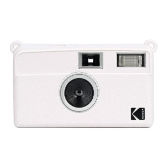 For Kodak EKTAR H35 Litchi Texture Soft Silicone Protective Case(White)