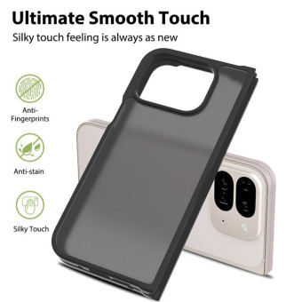 For Google Pixel 9 Pro Fold Skin Feel TPU Hybrid PC Phone Case(Purple)