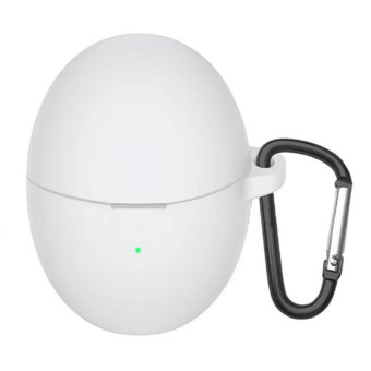 For Huawei FreeBuds 6 One-piece Wireless Earphone Silicone Protective Case(White)