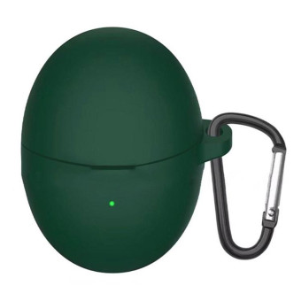 For Huawei FreeBuds 6 One-piece Wireless Earphone Silicone Protective Case(Dark Green)