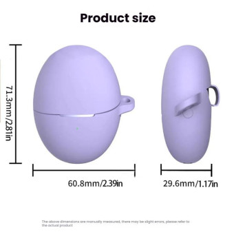 For Huawei FreeBuds 6 One-piece Wireless Earphone Silicone Protective Case(Sky Blue)