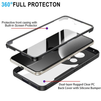 For Xiaomi 15 Ultra 360 Degrees Full Body Phone Case(Black)