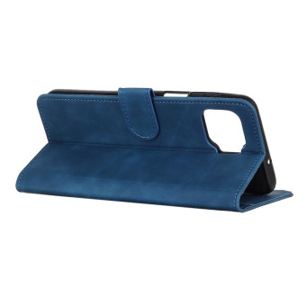 For OPPO F17 Pro KHAZNEH Retro Texture PU + TPU Horizontal Flip Leather Case with Holder & Card Slots & Wallet(Blue)