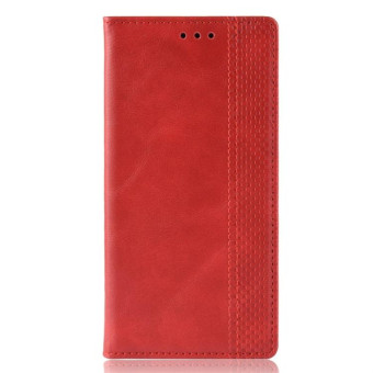 Magnetic Buckle Retro Texture Horizontal Flip Leather Case for Huawei Honor 10 Lite / P Smart (2019) / Nova Lite 3, with Holder & Card Slots & Wallet (Red)