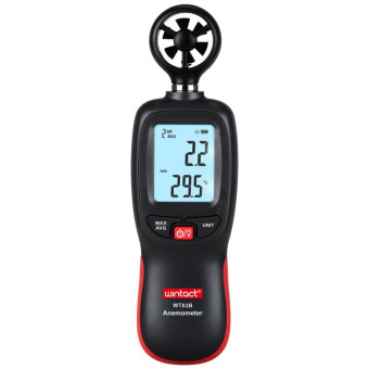 Wintact WT82B Bluetooth Wind Anemometer Data Logger Air Velocity Meter