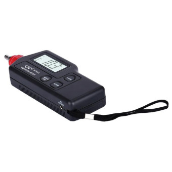 Wintact WT63A Vibration Meter Digital Tester Vibrometer Analyzer Acceleration Velocity(Black Red)