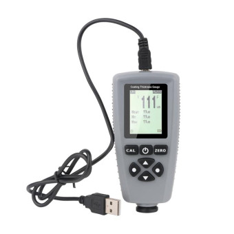 RZEC770 LCD Display Coating Paint Thickness Gauge Meter Tools (Grey)