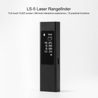 Original Xiaomi Youpin DUKA LS5 Touch Screen High-precision Infrared Laser Rangefinder (Black)