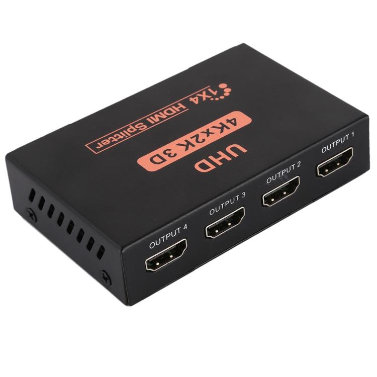 CY10 UHD 4K x 2K 3D 1 x 4 HDMI Splitter (UK Plug)