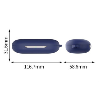 For Xiaomi Open Earphone Silicone Protective Case (Black)