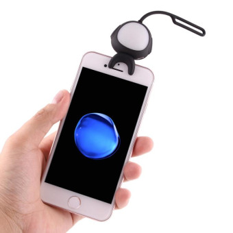 For Smart Phone Self Light with Hook, For iPhone, Galaxy, Huawei, Xiaomi, LG, HTC and Other Smart Phones(Black)