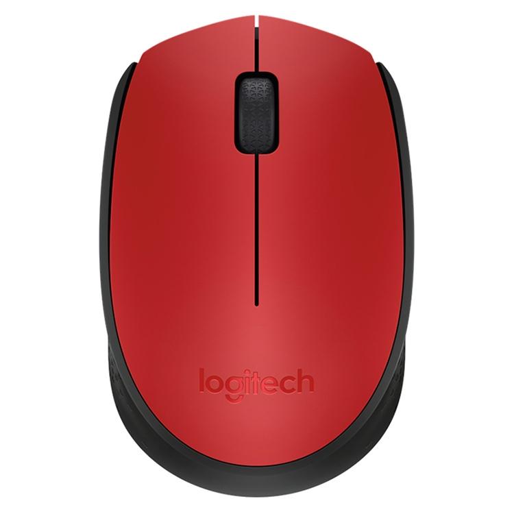 Logitech M170 1000DPI USB Wireless Mouse with 2.4G Receiver (Red)