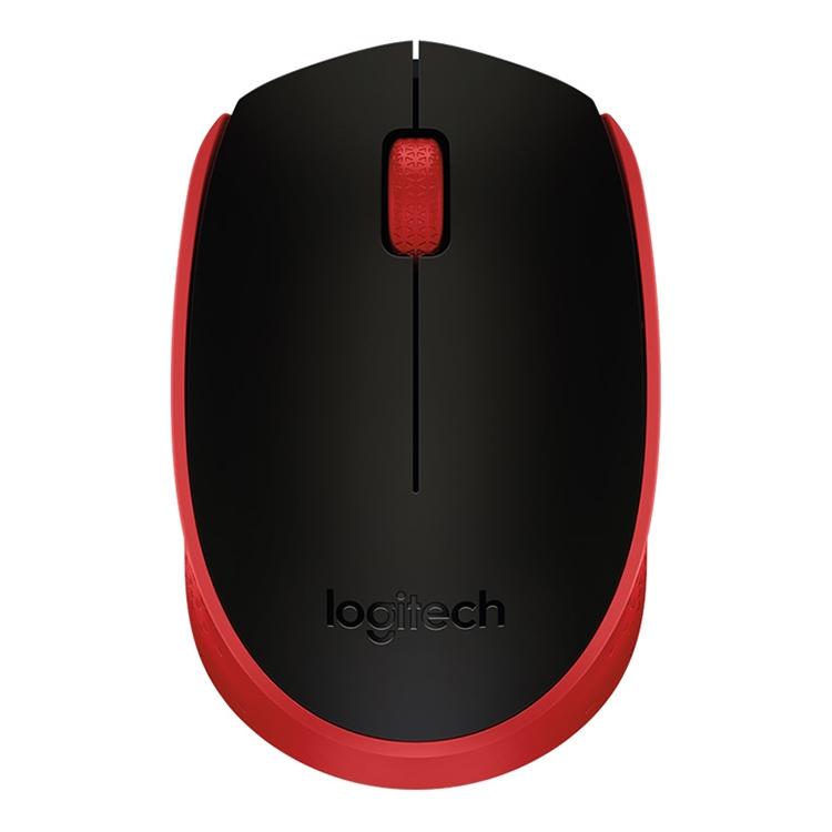 Logitech M171 1000DPI USB Wireless Mouse with 2.4G Receiver (Red)