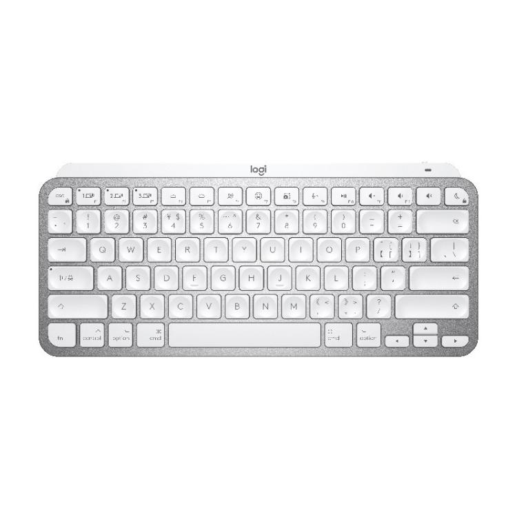Logitech MX Keys Mini Mac Version Wireless Bluetooth Ultra-thin Smart Backlit Keyboard (Grey)