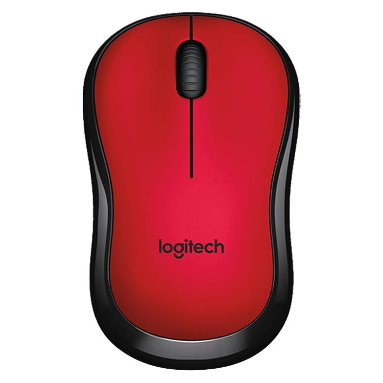 Logitech M220 1200DPI 2.4GHz Ergonomic Wireless Mouse (Red)