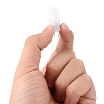 G4 2W 180LM Cream Cover Corn Light Bulb, 12 LED SMD 2835, AC 220-240V(White Light)
