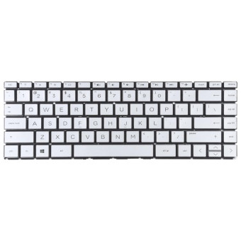 For HP Pavilion x360 14-CK 14-CD 14-CE 14-CM 14-DG US Version Keyboard (Silver)