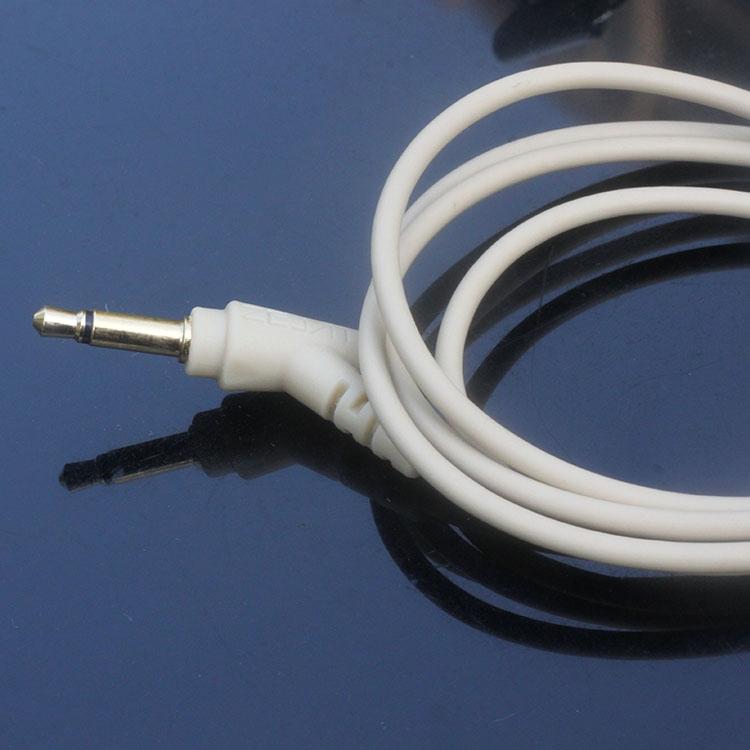 MK-7 3.5mm Elbow Head Handheld Loudspeaker Neck-mounted Microphone with Lanyard, Length: 1m (Flesh Color)