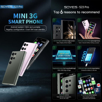 SOYES S23 Pro, 2GB+16GB, 3.0 inch Android 8.1 MTK6580 Quad Core up to 1.3GHz, Bluetooth, WiFi, GPS, Network: 3G, Dual SIM (Green)