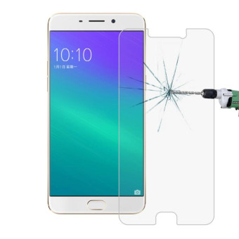 100 PCS for Oppo R9 0.26mm 9H Surface Hardness 2.5D Explosion-proof Tempered Glass Screen Film