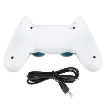 Wireless Bluetooth Snowflake Button Game Controller for Sony PS4 (Green)
