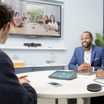 Logitech V-U0044 Video Conference Omnidirectional Microphone for CC4000e Extension Microphone (Black)